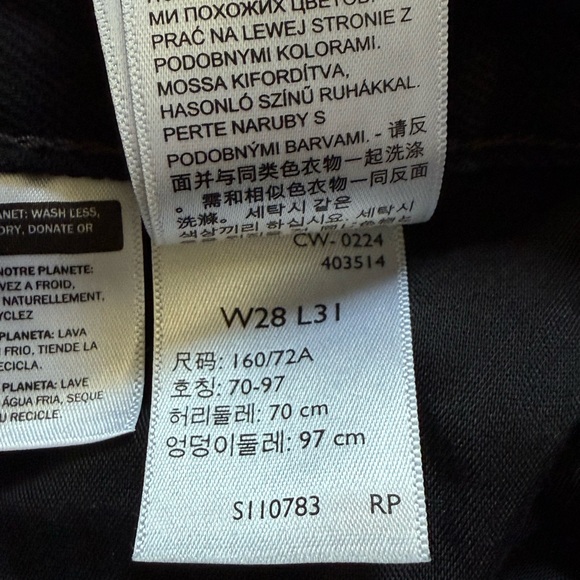 👖 Levi’s '94 Baggy Jeans Black W28 L31 - Picture 5 of 5